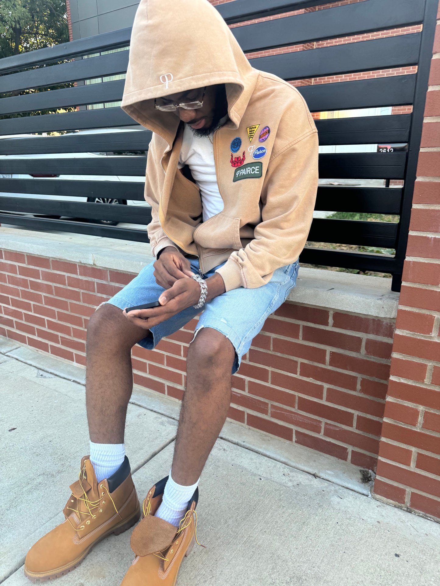 PAIRCE HOODIE (TAN)